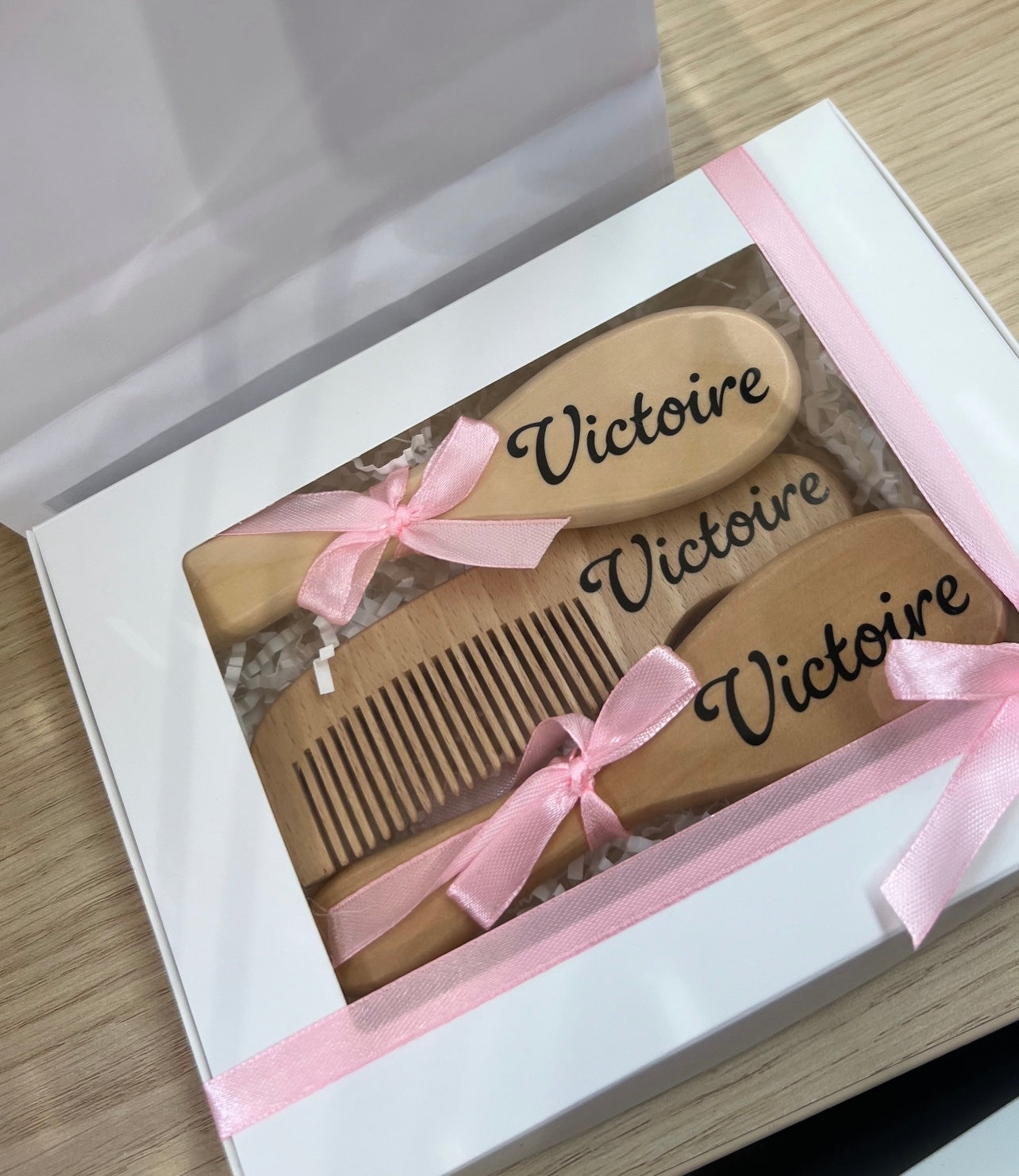 Coffret brosses bébé