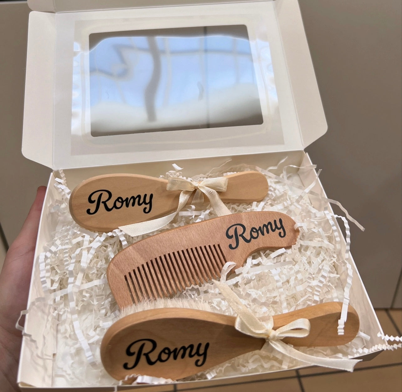 Coffret brosses bébé