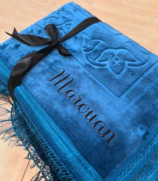 Tapis de prière personnalisée