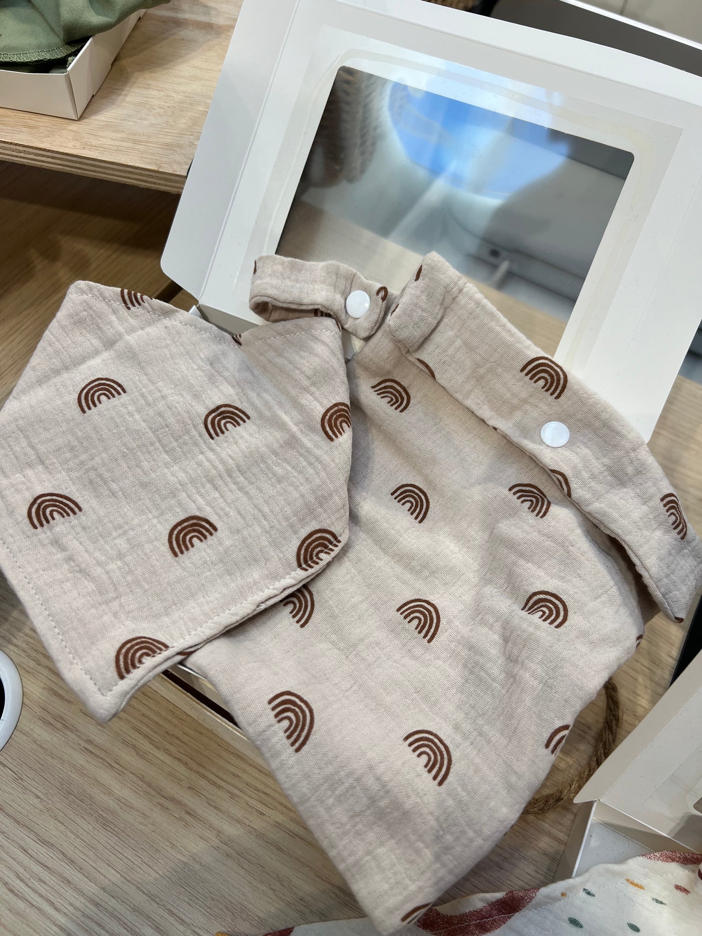 Coffret : Sacoche + Bavoir personnalisé