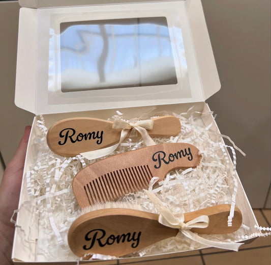 Coffret brosses bébé