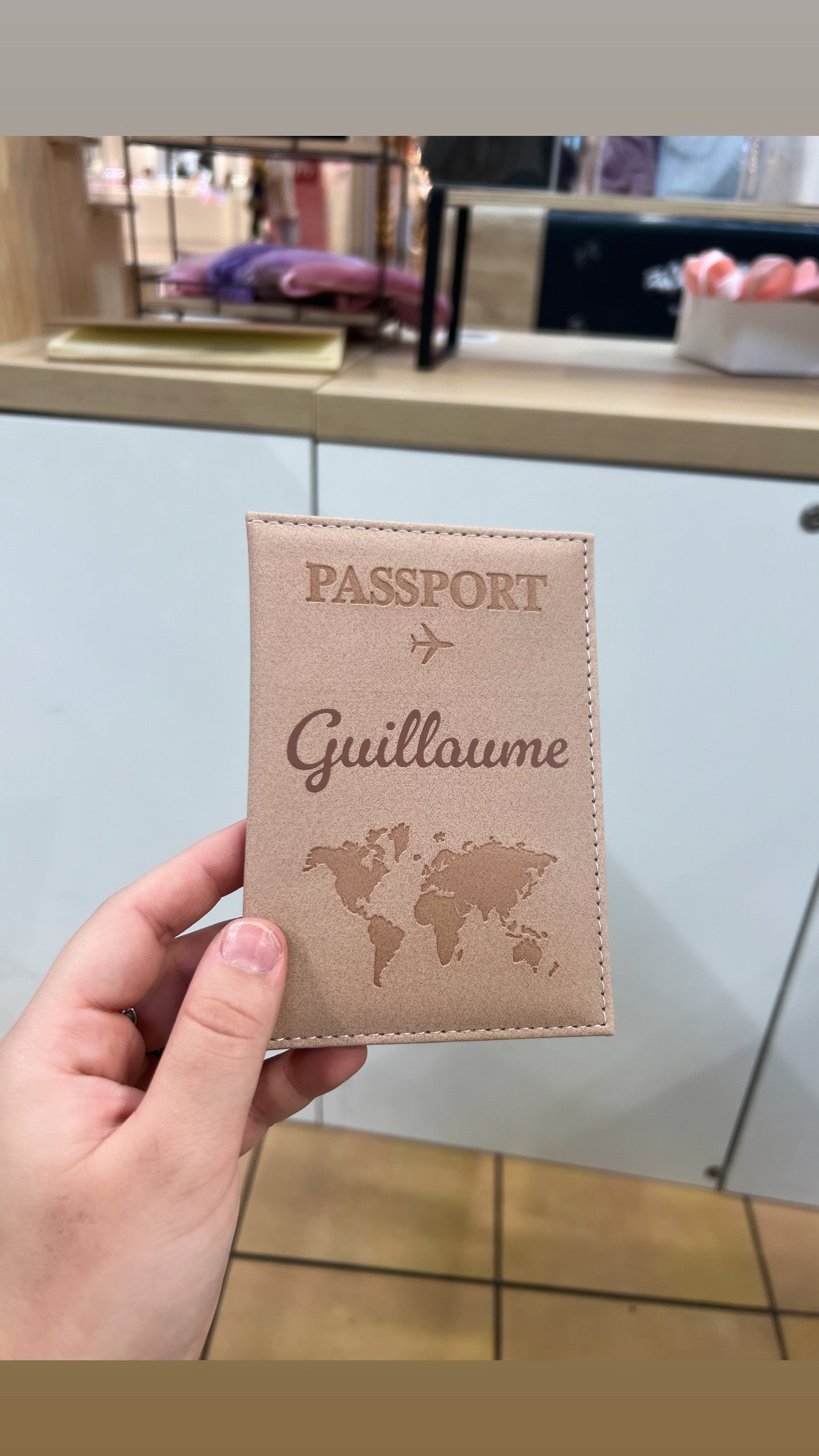 Étui passeport personnalisé
