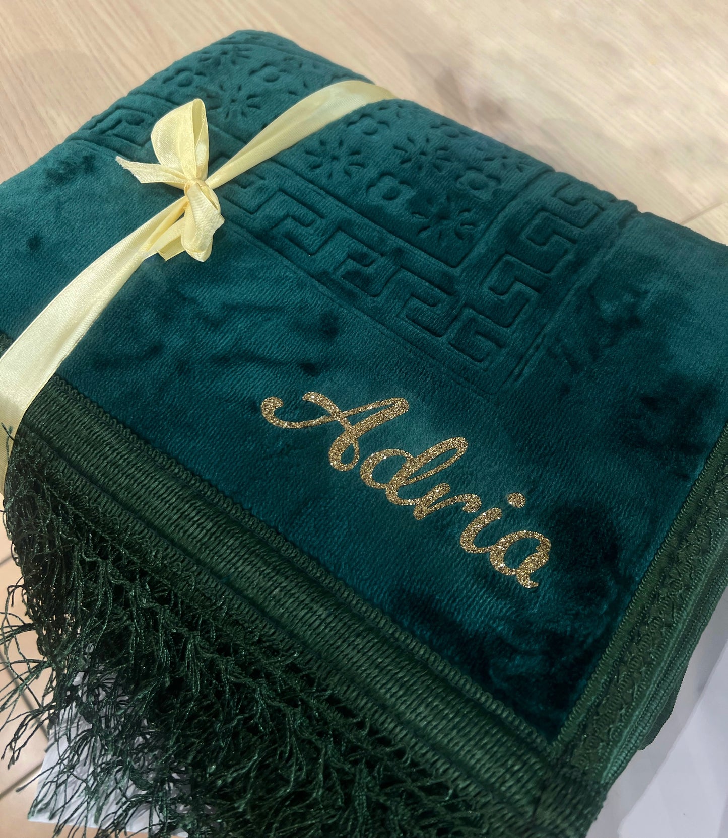 Tapis de prière personnalisée