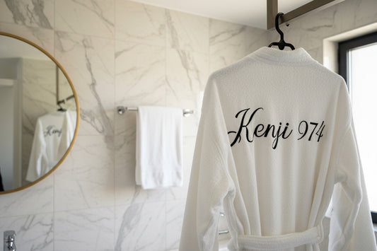 Peignoir en coton