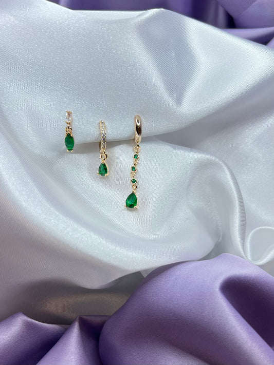 Boucles Vert Trio
