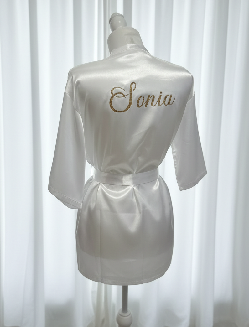 Peignoir personnalisé