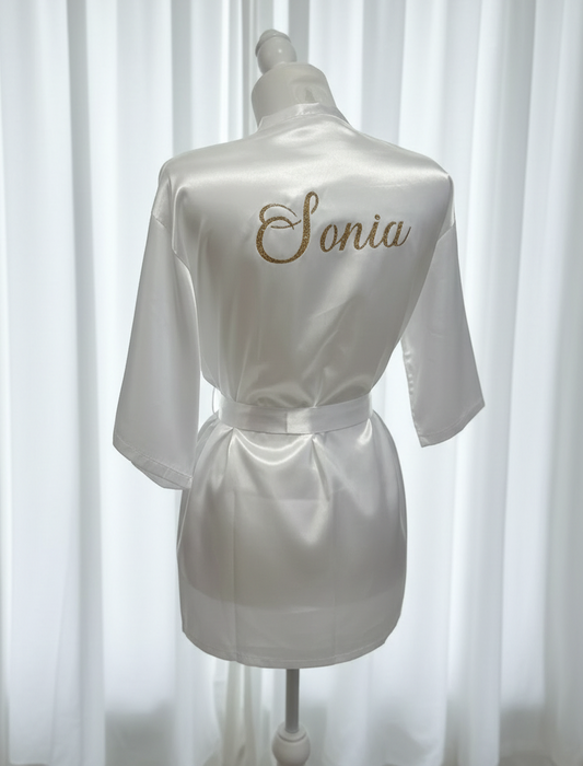 Peignoir personnalisé