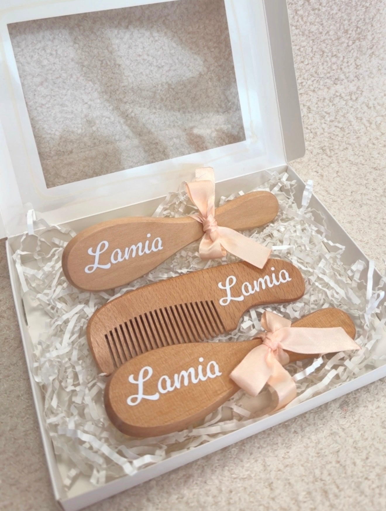 Coffret brosses bébé