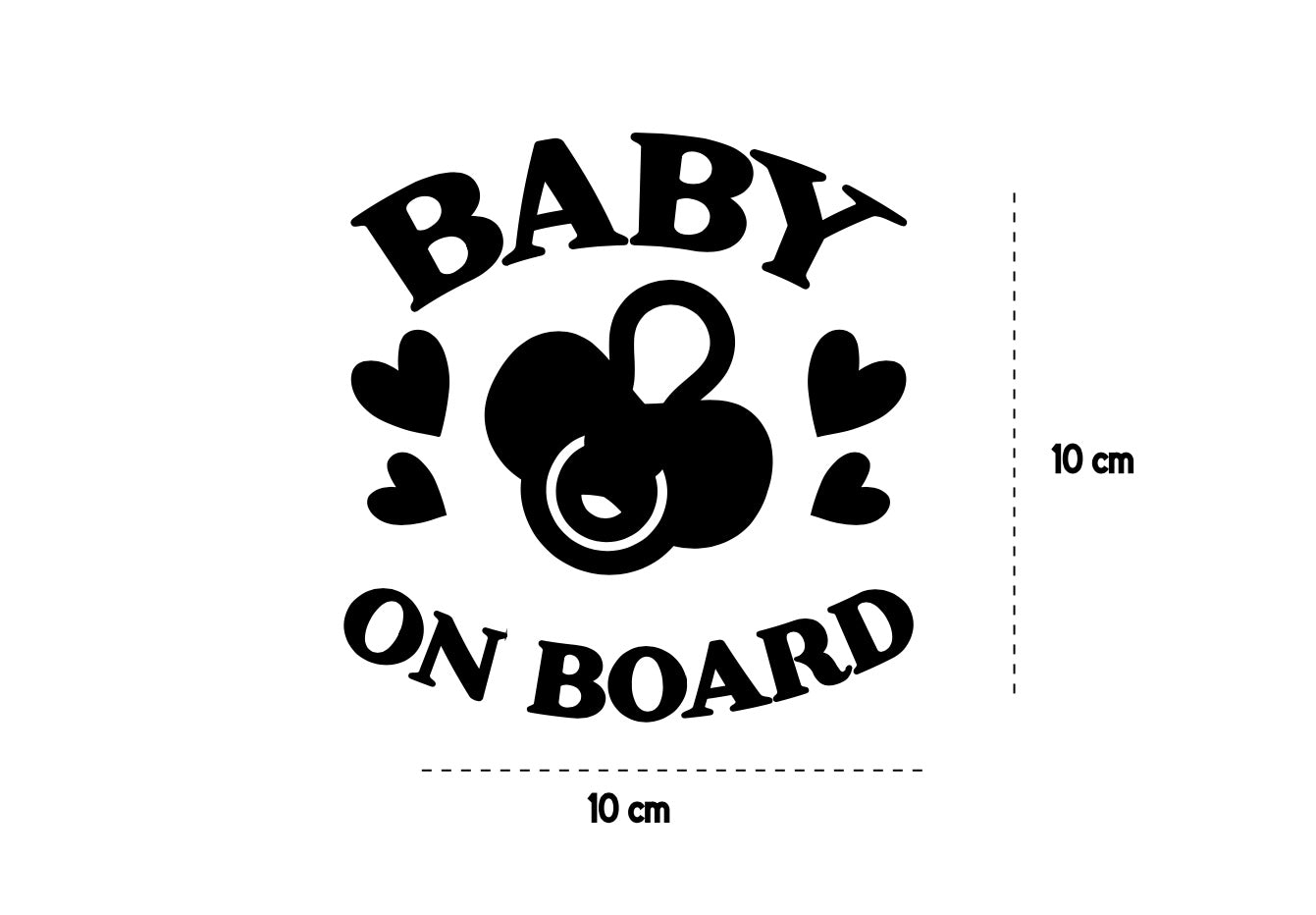 Autocollant « Baby On Board » l